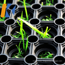 Non Slip Drainage Rubber Playground Grass Mats with Connectors